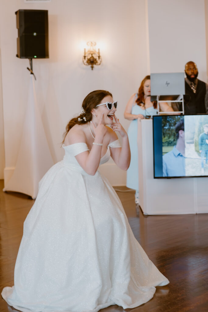 Rachel & Elliott's elegant wedding at the historic Winchester Opera House in Winchester, Kentucky, captured by Kentucky wedding photographer A Pair of Perry's Photography, featuring classic decor and romantic details.