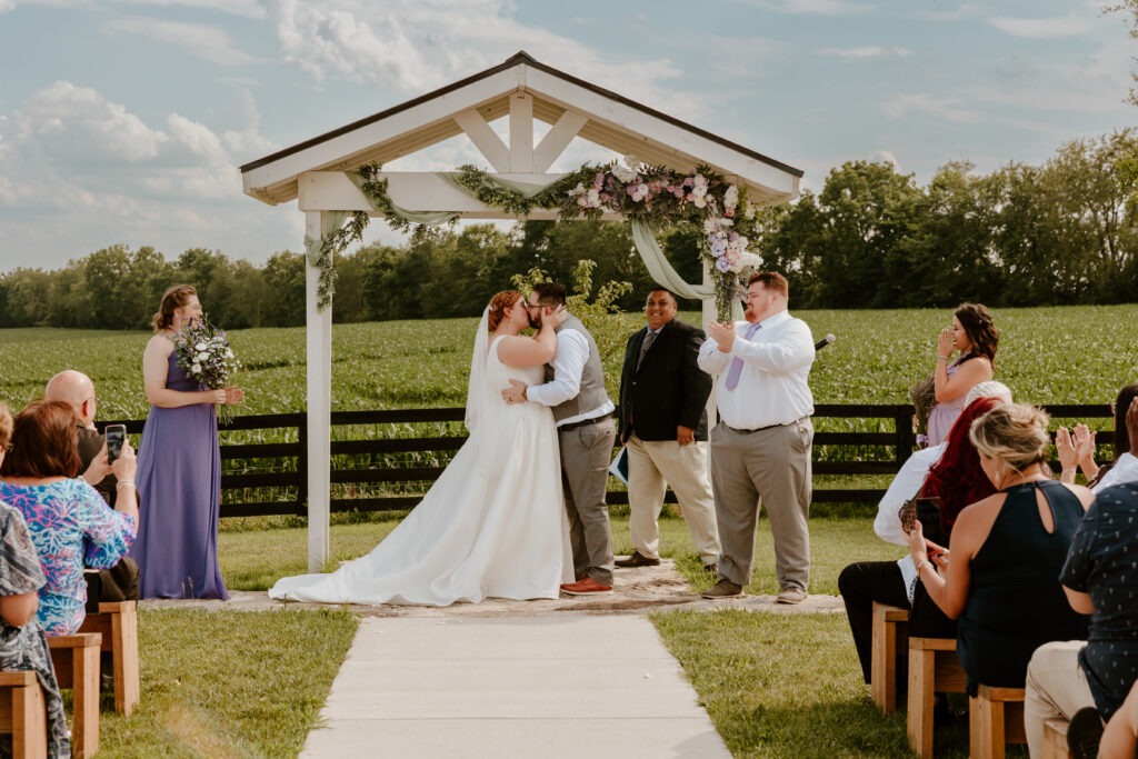 Allyson and Thomas' wedding at The Well at Cherry Well Farm in Winchester, KY, filled with personal touches, tacos, and a stormy but beautiful exit. Winchester Kentucky Wedding Photographer, A Pair of Perry's Photography