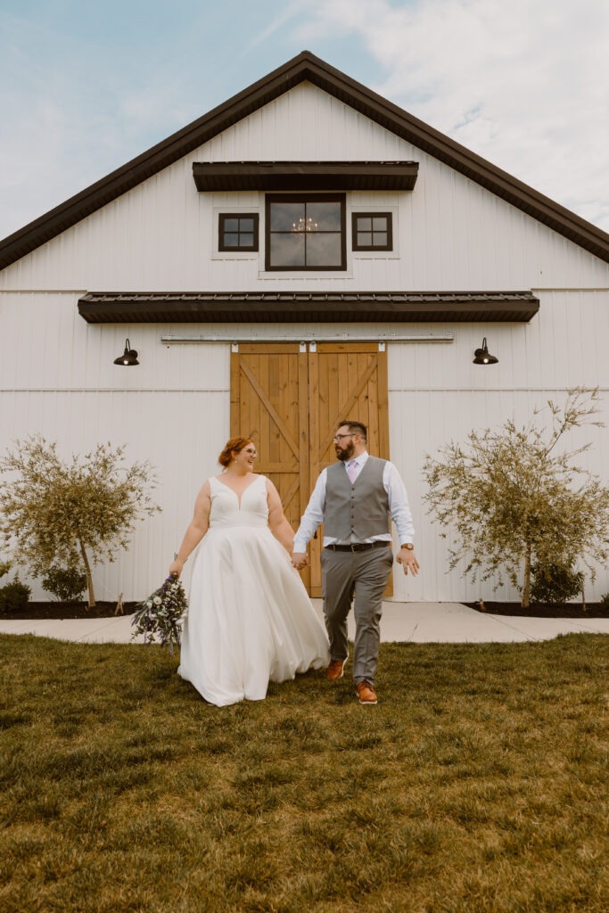 Allyson and Thomas' wedding at The Well at Cherry Well Farm in Winchester, KY, filled with personal touches, tacos, and a stormy but beautiful exit. Winchester Kentucky Wedding Photographer, A Pair of Perry's Photography