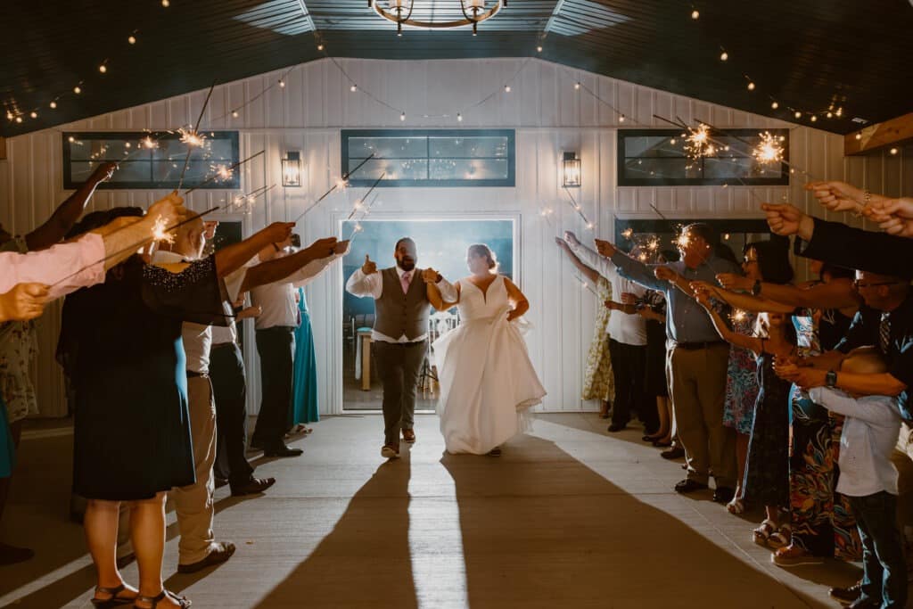 Allyson and Thomas' wedding at The Well at Cherry Well Farm in Winchester, KY, filled with personal touches, tacos, and a stormy but beautiful exit. Winchester Kentucky Wedding Photographer, A Pair of Perry's Photography