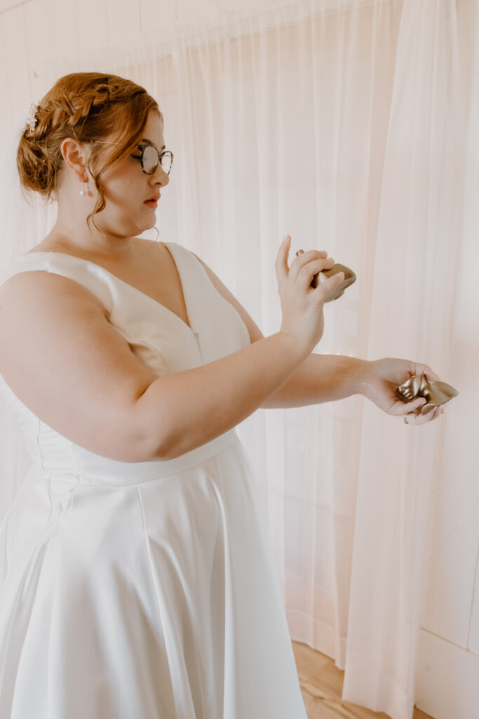 Allyson and Thomas' wedding at The Well at Cherry Well Farm in Winchester, KY, filled with personal touches, tacos, and a stormy but beautiful exit. Winchester Kentucky Wedding Photographer, A Pair of Perry's Photography