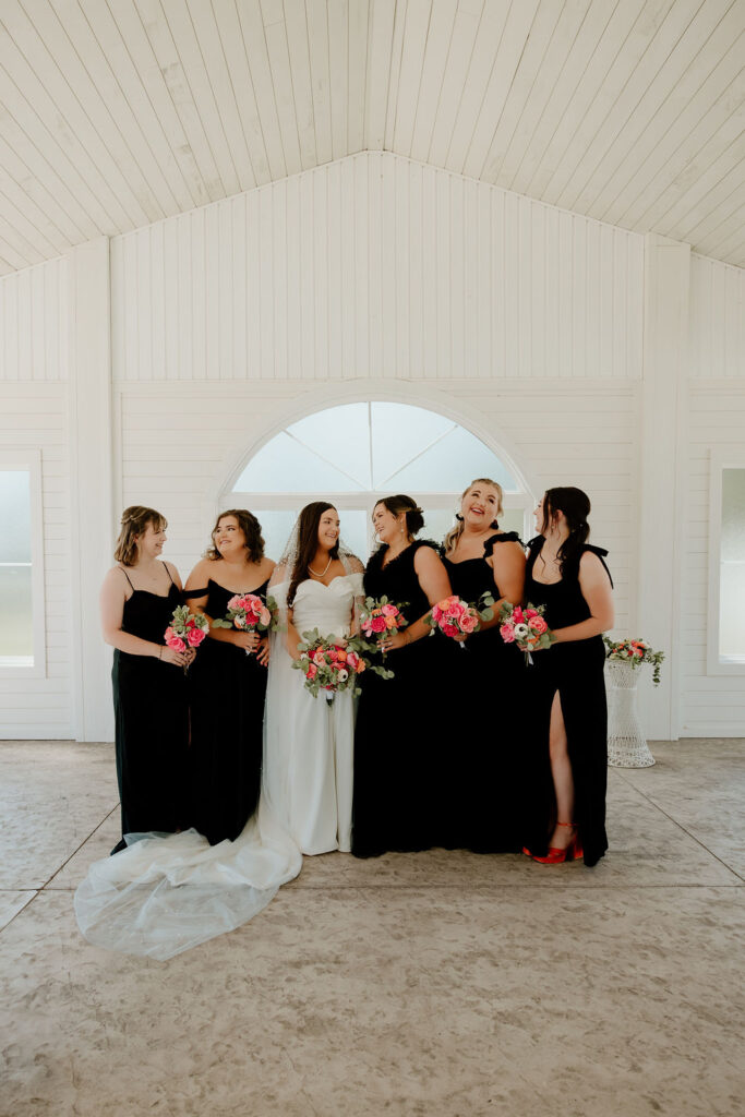 Wedding Photography at MeadowView Weddings & Events | Capturing Stunning Wedding Moments with Hot Pink, Bright Orange, and Black Accents at MeadowView Weddings & Events in Morehead, KY | Winchester KY Photographer & Kentucky Wedding Photographer