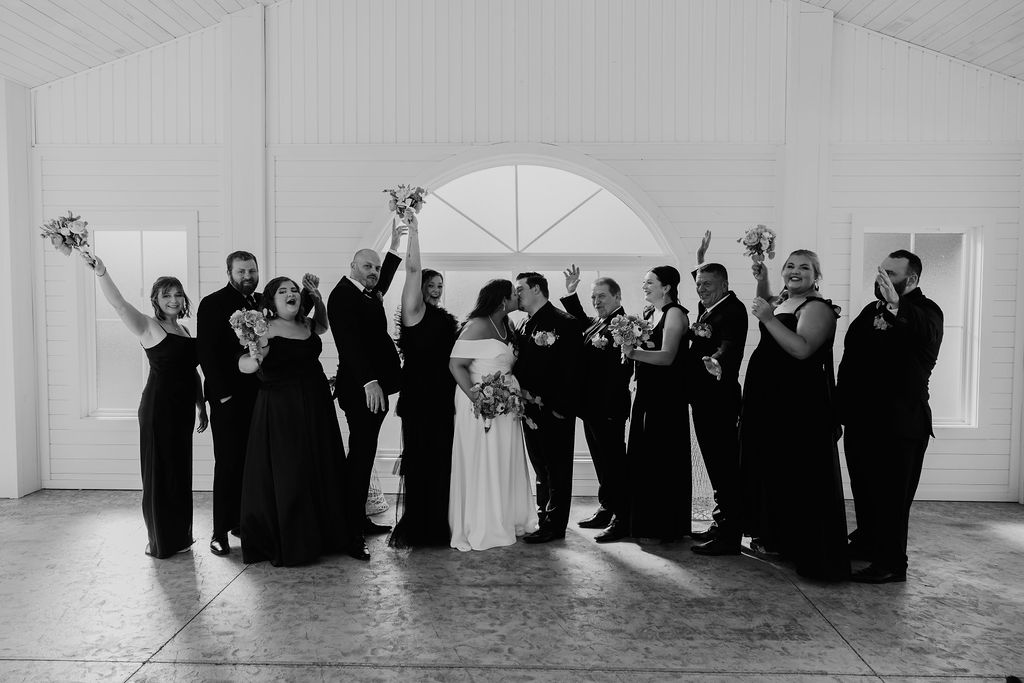 Wedding Photography at MeadowView Weddings & Events | Capturing Stunning Wedding Moments with Hot Pink, Bright Orange, and Black Accents at MeadowView Weddings & Events in Morehead, KY | Winchester KY Photographer & Kentucky Wedding Photographer