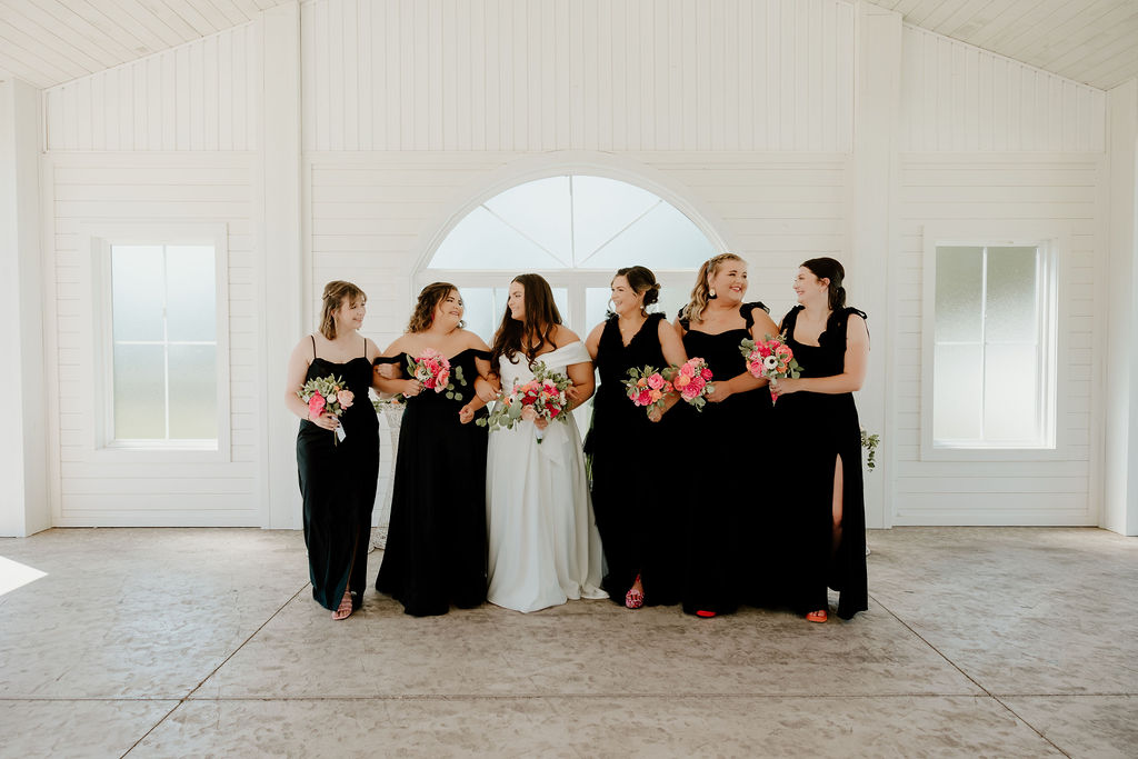 Wedding Photography at MeadowView Weddings & Events | Capturing Stunning Wedding Moments with Hot Pink, Bright Orange, and Black Accents at MeadowView Weddings & Events in Morehead, KY | Winchester KY Photographer & Kentucky Wedding Photographer