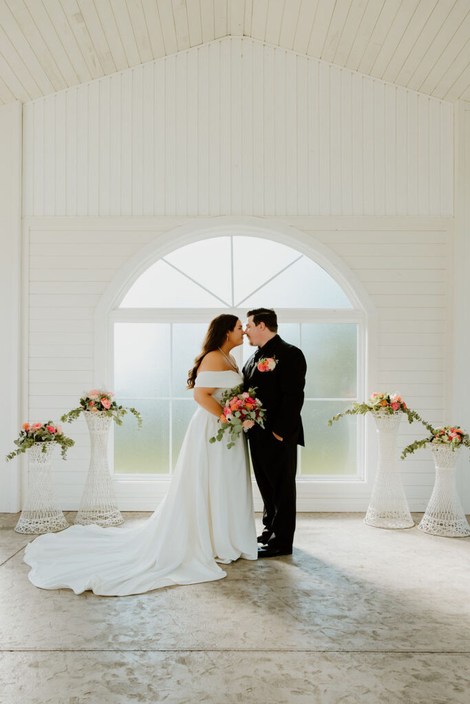 Wedding Photography at MeadowView Weddings & Events | Capturing Stunning Wedding Moments with Hot Pink, Bright Orange, and Black Accents at MeadowView Weddings & Events in Morehead, KY | Winchester KY Photographer & Kentucky Wedding Photographer