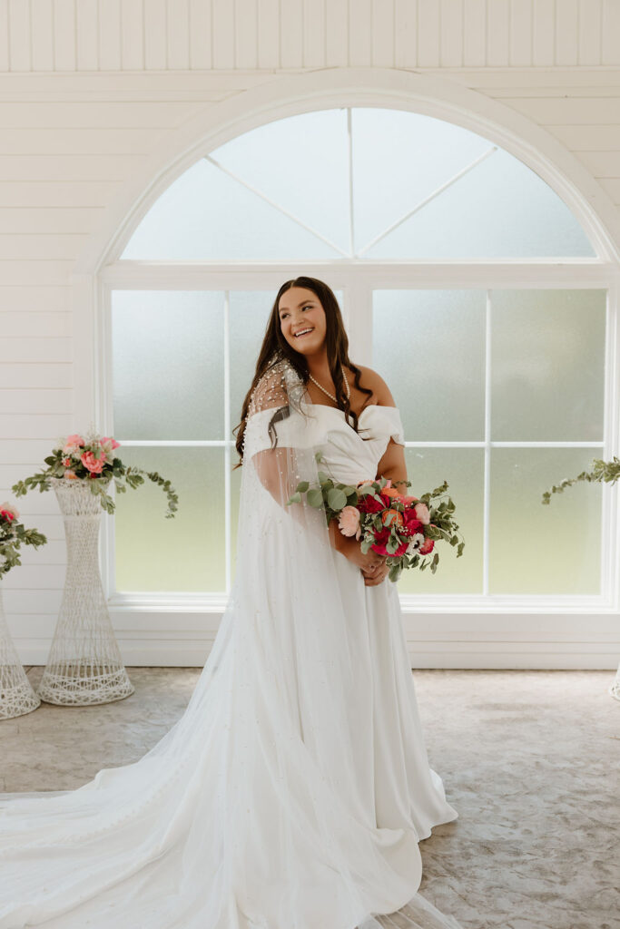 Wedding Photography at MeadowView Weddings & Events | Capturing Stunning Wedding Moments with Hot Pink, Bright Orange, and Black Accents at MeadowView Weddings & Events in Morehead, KY | Winchester KY Photographer & Kentucky Wedding Photographer