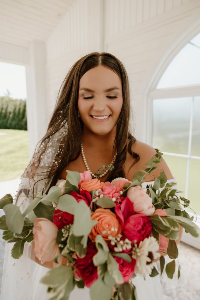 Wedding Photography at MeadowView Weddings & Events | Capturing Stunning Wedding Moments with Hot Pink, Bright Orange, and Black Accents at MeadowView Weddings & Events in Morehead, KY | Winchester KY Photographer & Kentucky Wedding Photographer