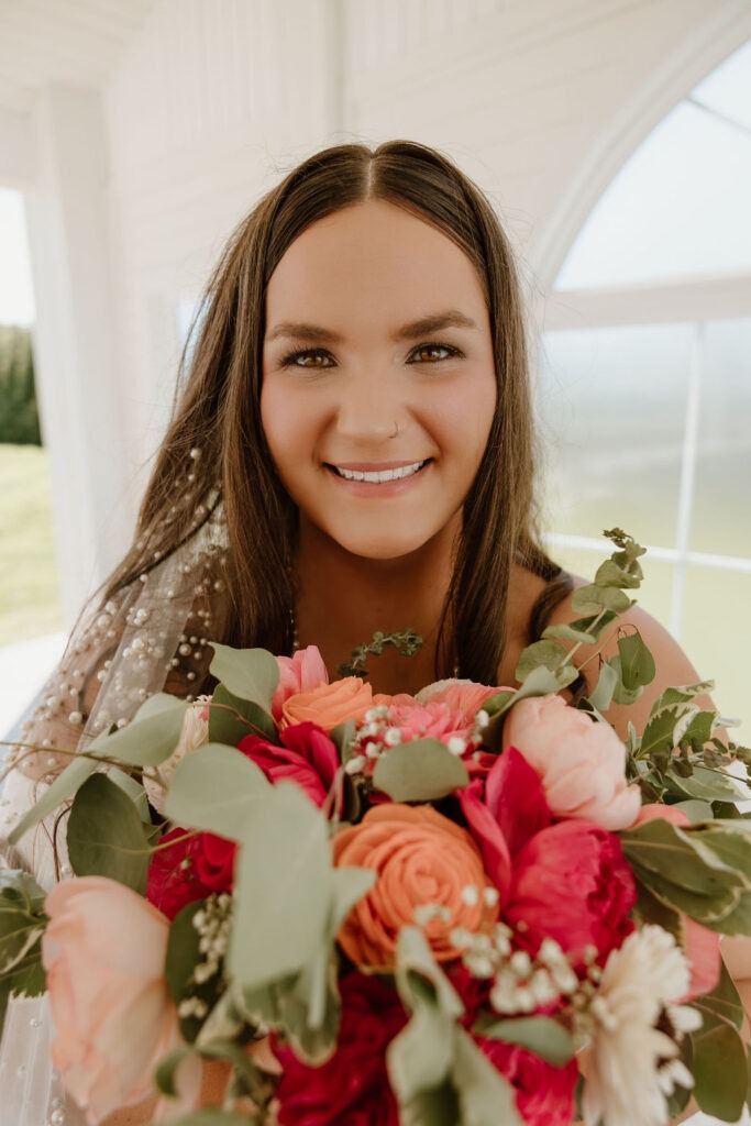 Wedding Photography at MeadowView Weddings & Events | Capturing Stunning Wedding Moments with Hot Pink, Bright Orange, and Black Accents at MeadowView Weddings & Events in Morehead, KY | Winchester KY Photographer & Kentucky Wedding Photographer