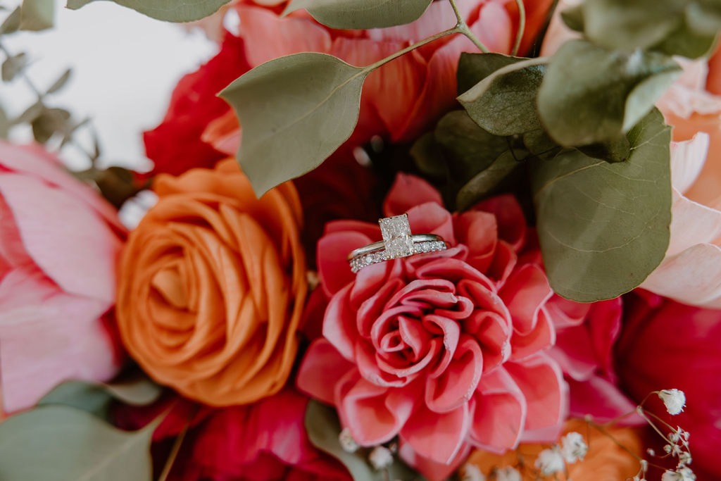 Wedding Photography at MeadowView Weddings & Events | Capturing Stunning Wedding Moments with Hot Pink, Bright Orange, and Black Accents at MeadowView Weddings & Events in Morehead, KY | Winchester KY Photographer & Kentucky Wedding Photographer