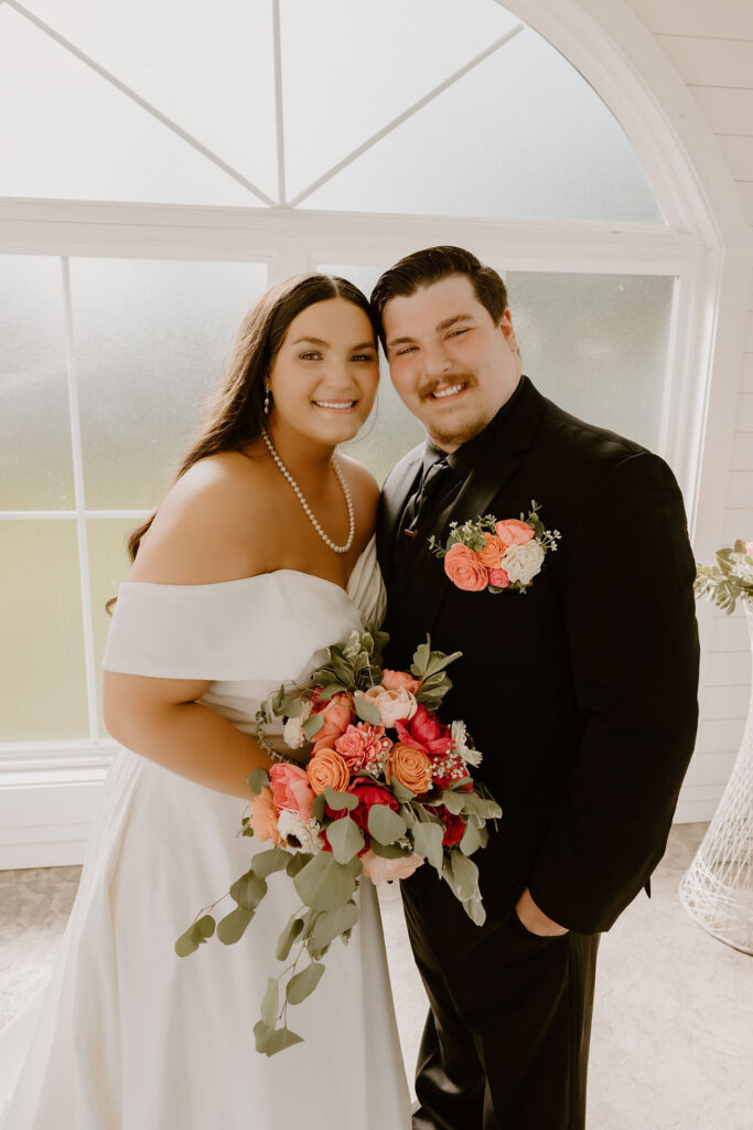 Wedding Photography at MeadowView Weddings & Events | Capturing Stunning Wedding Moments with Hot Pink, Bright Orange, and Black Accents at MeadowView Weddings & Events in Morehead, KY | Winchester KY Photographer & Kentucky Wedding Photographer