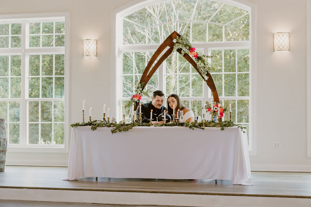 Wedding Photography at MeadowView Weddings & Events | Capturing Stunning Wedding Moments with Hot Pink, Bright Orange, and Black Accents at MeadowView Weddings & Events in Morehead, KY | Winchester KY Photographer & Kentucky Wedding Photographer