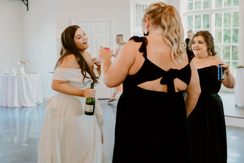 Wedding Photography at MeadowView Weddings & Events | Capturing Stunning Wedding Moments with Hot Pink, Bright Orange, and Black Accents at MeadowView Weddings & Events in Morehead, KY | Winchester KY Photographer & Kentucky Wedding Photographer