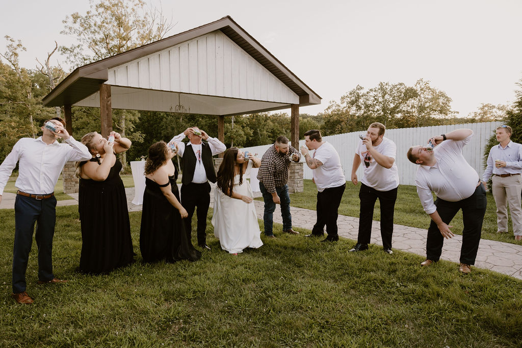 Wedding Photography at MeadowView Weddings & Events | Capturing Stunning Wedding Moments with Hot Pink, Bright Orange, and Black Accents at MeadowView Weddings & Events in Morehead, KY | Winchester KY Photographer & Kentucky Wedding Photographer